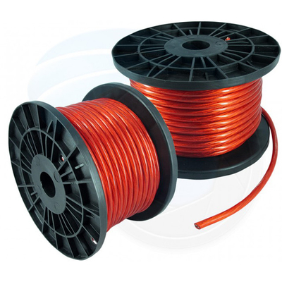 SAEJ 1128 Stinger True Gauge 1/0 AWG Τραβηγμένο καλώδιο τροφοδοσίας ήχου αυτοκινήτου OFC για απόδοση