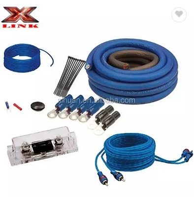 2000W-4000W 4 Gauge CCA Wire Amp Kit Άντρας σε Άντρας Διευθυντής για την εγκατάσταση ήχου αυτοκινήτου
