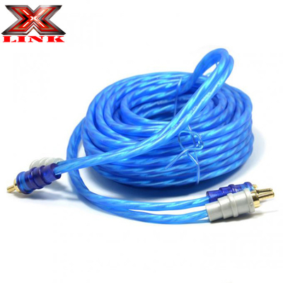 OFC 100% Copper Conductor 2 Channel RCA Audio Cable για σύνδεση ήχου αυτοκινήτου και σπιτιού