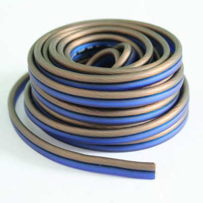 12 Gauge AWG καλωδιακό καλώδιο ομιλητή για σύνδεση ήχου MALE-MALE σε διαφανές κόκκινο