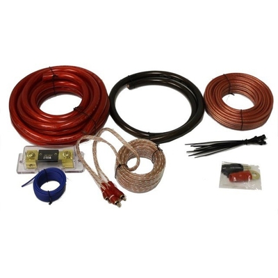 Φόρμα PVC 0 4 8 10awg Gauge Auto Car Amp Amplifier Wiring Kit με RCA συνδετήρα