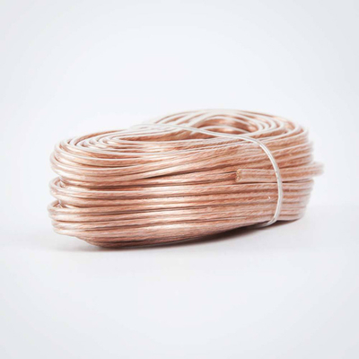 Τραβηγμένο ζευγάρι 50ft 100ft 500ft Αυτοκίνητο Home Audio OFC Διαφανές 12ga 14ga 16ga 18ga Speaker Wire