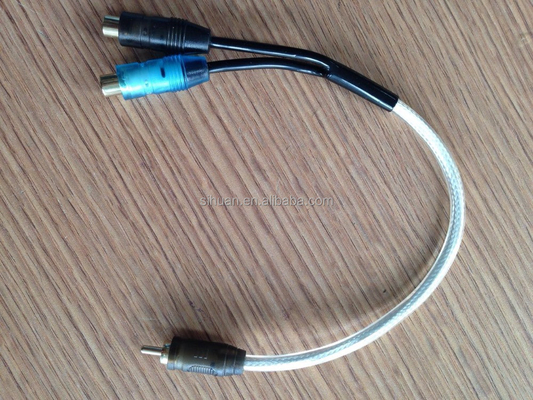 PVC Jacket RCA καλώδιο AV για αυτοκίνητο ήχο και οικιακό ηχητικό ενισχυτή