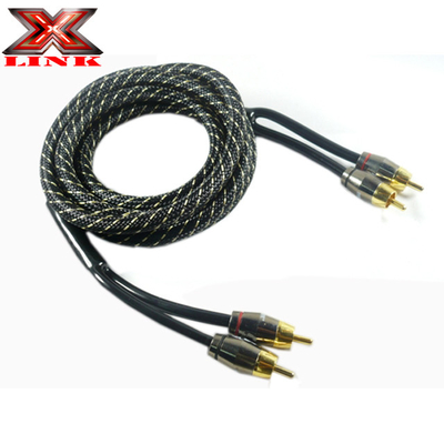 PVC Jacket RCA καλώδιο AV για αυτοκίνητο ήχο και οικιακό ηχητικό ενισχυτή