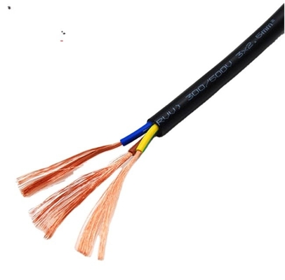 300v RV RVV ηλεκτρικό καλώδιο καλωδίου με μόνωση PVC και αγωγό χαλκού 4,0mm