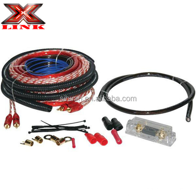 0 2 4 8 Gauge Sub Car Audio Amplifier Wiring Kit 1500 2500 3000 Watt με υλικά