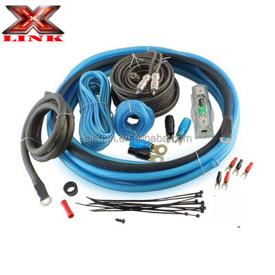 0 2 4 8 Gauge Sub Car Audio Amplifier Wiring Kit 1500 2500 3000 Watt με υλικά