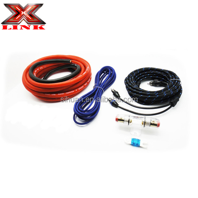 Ελαφρύ PVC Jacket 2000 Watt 0GA Amp Wiring Kit για ηχητική απόδοση