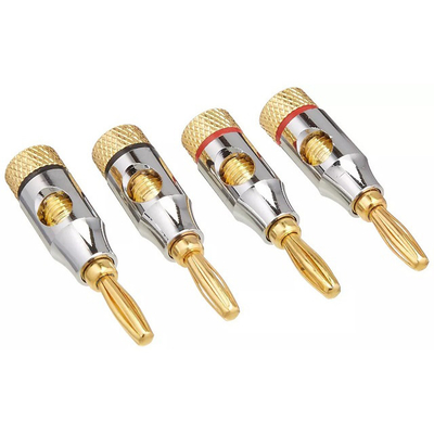 7.3mm εξωτερική διάμετρος ακουστική πρίζα Jack μπανάνα πρίζες για συστήματα συρματόπλεγματος ομιλητών