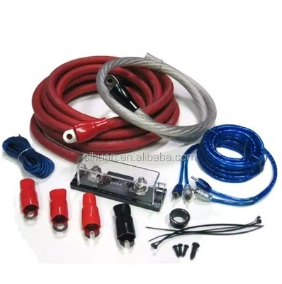 Δείγμα 0 4 8 10 AWG Gauge GA Αυτοκινητοκίνητο Ακουστικό ενισχυτή Συσκευή καλωδίωσης Καλώδιο τροφοδοσίας
