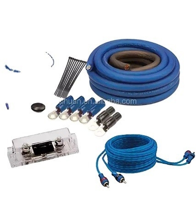 Δείγμα 0 4 8 10 AWG Gauge GA Αυτοκινητοκίνητο Ακουστικό ενισχυτή Συσκευή καλωδίωσης Καλώδιο τροφοδοσίας