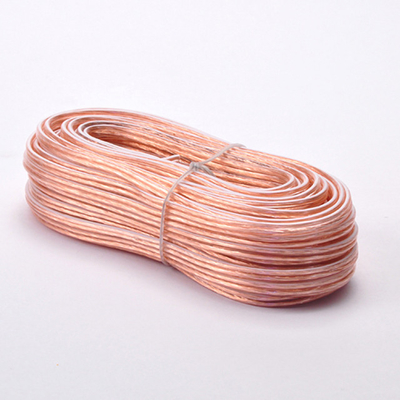Πολυμέσα 16 Gauge 2 Conducer Standard Speaker Wire Roll με χρυσαφένιο χρώμα συνδέσμου
