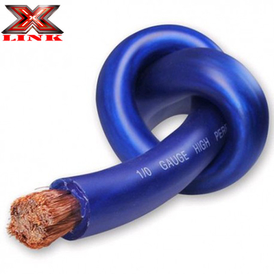 Ελαφρύ PVC Jacket 1/0 2 AWG OFC Τεντωμένο χαλκό καλώδιο ρεύματος