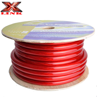 Ελαφρύ PVC Jacket 1/0 Awg Audio Καλώδιο ρεύματος αυτοκινήτου Ofc Χαλκό σύρμα
