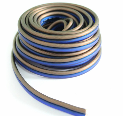 Ευέλικτο καλώδιο ομιλητή 12ga OFC Copper Audio με μαλακό μπουκάλι PVC και χρυσό σύνδεσμο