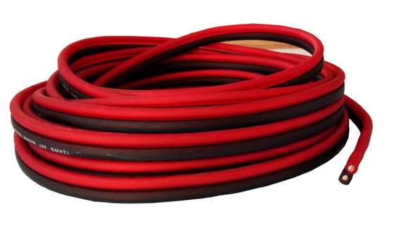 Ευέλικτο καλώδιο ομιλητή 12ga OFC Copper Audio με μαλακό μπουκάλι PVC και χρυσό σύνδεσμο