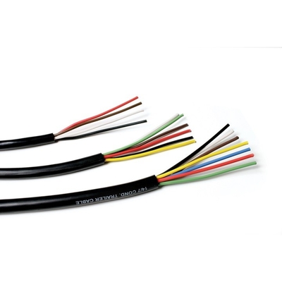 Διοδηγός χαλκού 12V 36V Max 14 Gauge 7 Way Extension RV Trailer Wire Cable