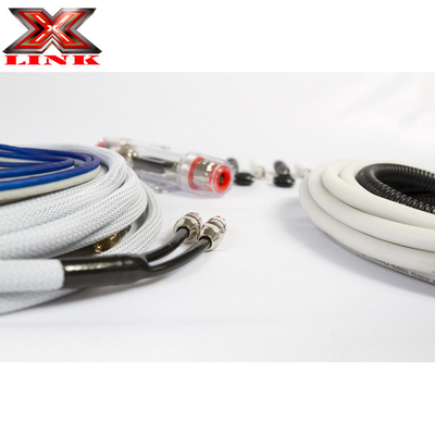 Αλουμινένιο καλυμμένο ατσάλινο αγωγό 4 Gauge OFC High Current Amp/subwoofer Wiring Kit