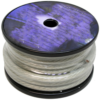 SAE J1128 Πρότυπο 8AWG Διαφανές κόκκινο καλώδιο τροφοδοσίας ήχου αυτοκινήτου με πιστοποιητικό ISO9001