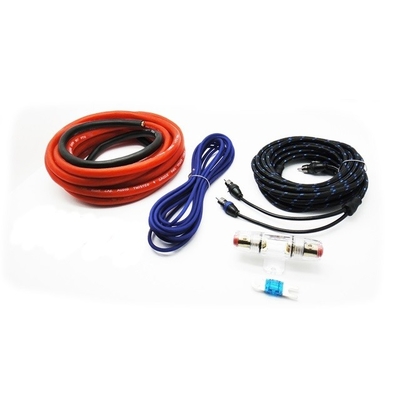 4awg Amp Installation Cable Kit 2500W Car Audio Cables Kit με γυμνό αγωγό χαλκού