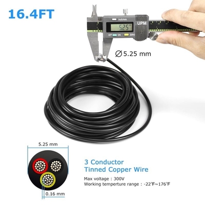 18AWG 2 Διοδηγός 20AWG 3 Διοδηγός Ηλεκτρικό σύρμα Επικεφαλιδωμένο PVC Κουτίσματος Χαλκού