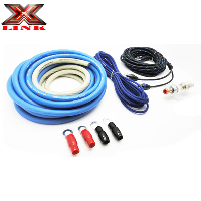 Οδηγός OFC 0 2 4 6 8 AWG Gauge GA Car Audio Cable Kit για σύστημα ηχεία