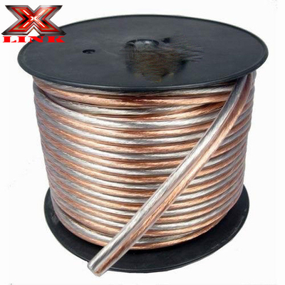 Χαλκό OFC Speaker Wire Cable με RCA Connector Type και προσαρμοσμένη εξωτερική διάμετρος