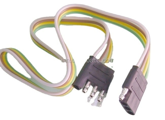 2.8X Εξωτερική διάμετρος 4c 18AWG Συνδεδεμένο καλώδιο ρυμουλκούμενου καλωδίου με πρίζα γυμνό αγωγό χαλκού