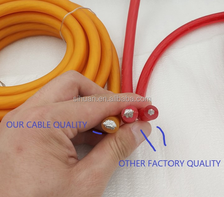 0 Gauge Car Audio Amplifier Power Cable με ανθεκτικό PVC Jacket και χαλκό αγωγό