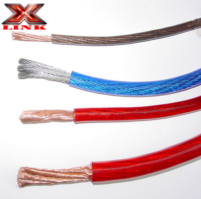 0 Gauge Car Audio Amplifier Power Cable με ανθεκτικό PVC Jacket και χαλκό αγωγό