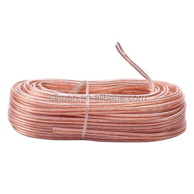 στερεό 16 Gauge Copper Wire Flat Speaker Cable για οικιακό ηχητικό ενισχυτή ομιλητών