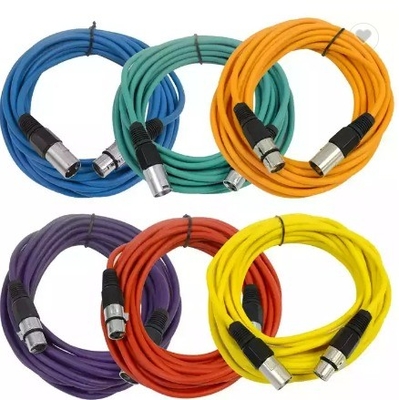1/4 ιντσών Audio XLR Instrument Cable ευθεία προς δεξιά γωνία για Bass Electric Guitar
