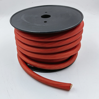 Καλώδιο τροφοδοσίας ήχου αυτοκινήτου 1/0 AWG GA Gauge Ευέλικτο διαφανές μπουφάν PVC για το έδαφος αυτοκινήτου