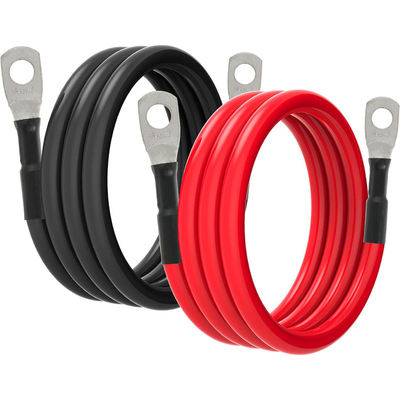 PVC Jacket Copper Car Audio Power Wire 1/0 2 4 6 AWG Gauge Καλώδιο μπαταρίας