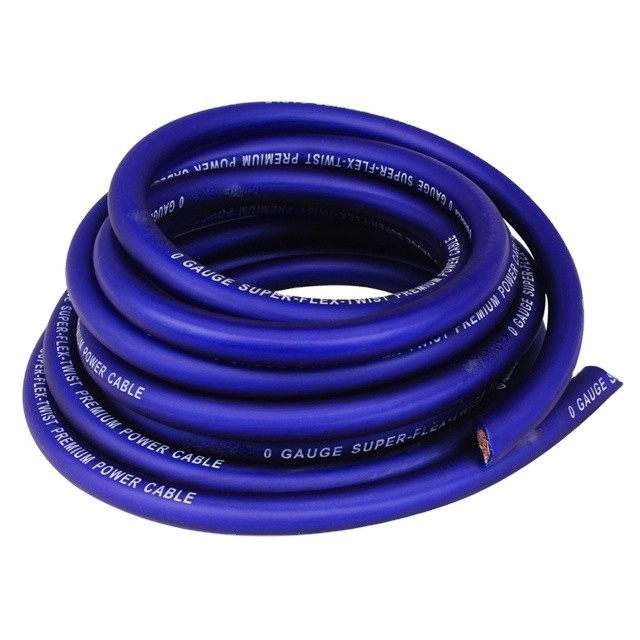 SAEJ 1128 Stinger True Gauge 1/0 AWG Τραβηγμένο καλώδιο τροφοδοσίας ήχου αυτοκινήτου OFC για απόδοση