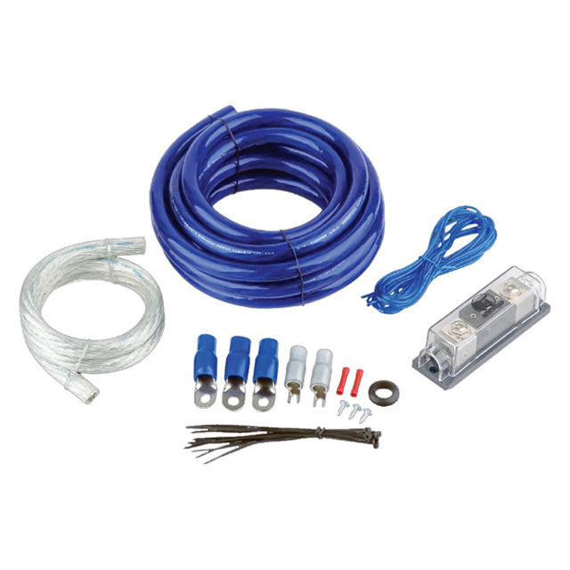 Χρυσός συνδετήρας στρεβλωμένο ζευγάρι 0 4 8 GA AWG OFC CCA Αυτοκινητό Αυτοακουστικό ενισχυτή