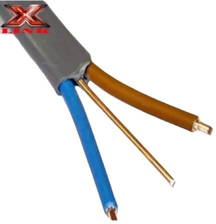 1.5mm2 2.5mm2 Δίδυμο καλώδιο γης Ηλεκτρικό καλώδιο ράβδος Stranded Copper Conducer για σας