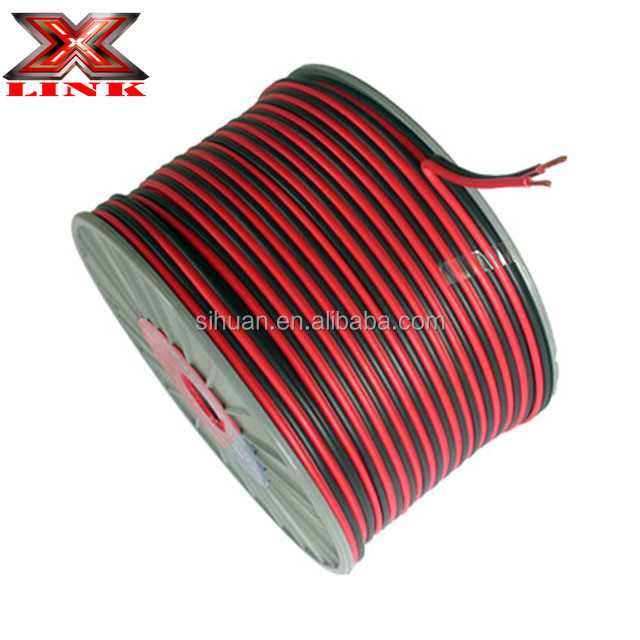 Ευέλικτο καλώδιο ομιλητή 12ga OFC Copper Audio με μαλακό μπουκάλι PVC και χρυσό σύνδεσμο