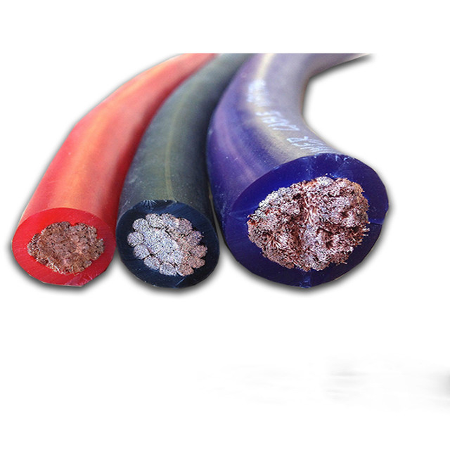 Ελαφρύς PVC Jacket 20mm2 35mm2 50mm2 16mm2 10mm2 Αρνητικό καλώδιο ηλεκτρικής ενέργειας για αυτοκινητόφωνο