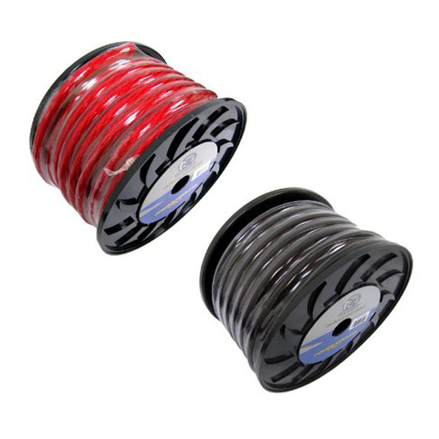 0 Gauge OFC Frosted Power Cable για αναβάθμιση συστήματος ήχου αυτοκινήτου σε χαμηλή τάση