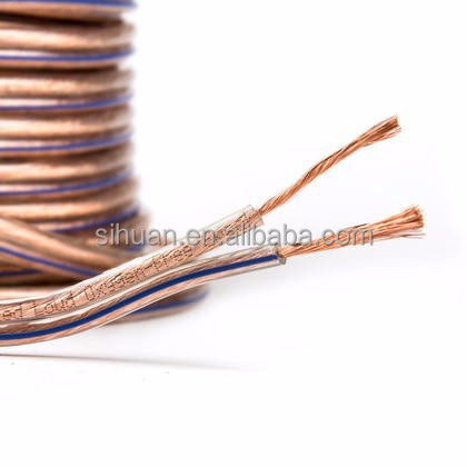 Διαφανές PVC Jacket 14AWG ευέλικτο καλώδιο ομιλητή 200 πόδια / 60,9 μέτρα για ομιλητές στο σπίτι και το αυτοκίνητο