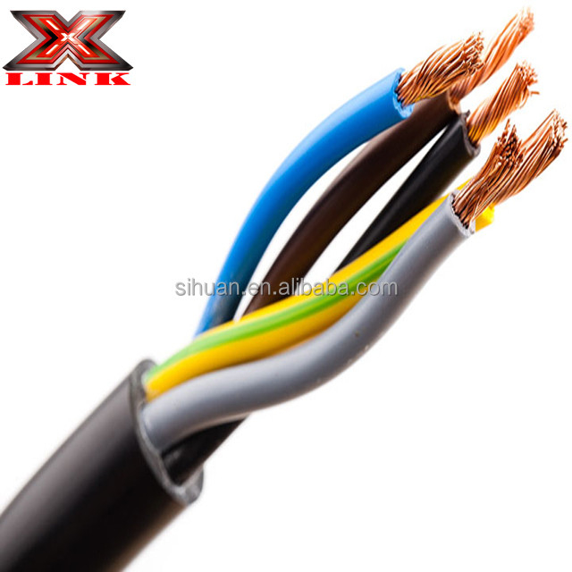BS6500 Καθορισμός 7 πυρήνας PVC νήμα χαλκού ηλεκτρικού ρυμουλκούμενου ρυμουλκούμενου για βιομηχανικά