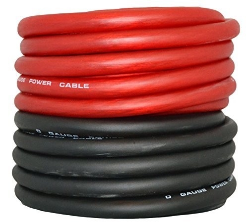 0 Gauge Car Audio Amplifier Power Cable με ανθεκτικό PVC Jacket και χαλκό αγωγό