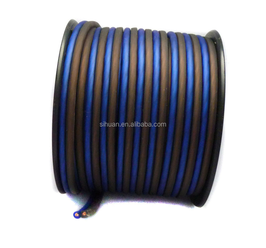 Εγκρίθηκε από την CE 14 Gauge Stranded Wire Speaker Cable με γυμνό αγωγό χαλκού Οποιαδήποτε προδιαγραφή εξωτερικής διάμετρου